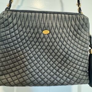 BALLY crossbody bag, black leather